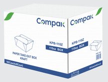 Kraft Paper Take-Out Box 110 Oz