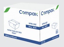 Kraft Paper Take-Out Box 30 Oz