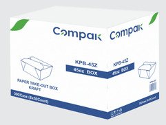 Kraft Paper Take-Out Box 45 Oz