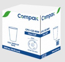 Cold Paper Cup Lid 90mm Black