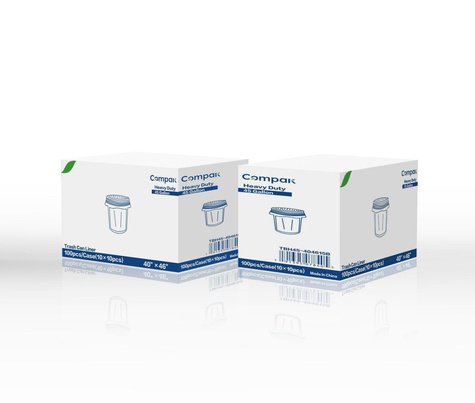 Trash Bag Heavy 45 Gallon 40x46 1.5 Mil Black